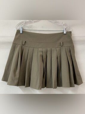 Anthropologie Brown Pleated School Girl Skirt NWT